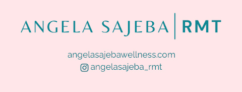 Angela Sabeja logo and info