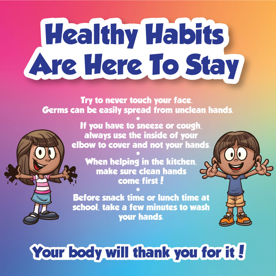 Healthy Habits poster