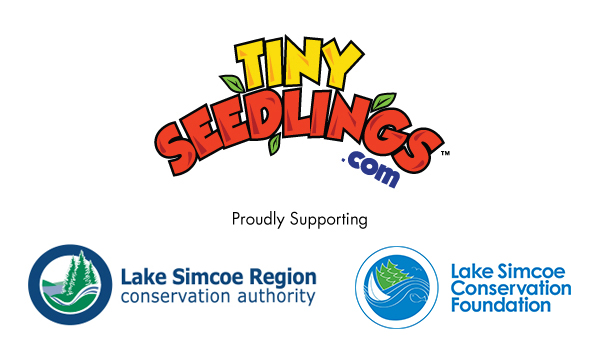 Tiny Seedlings and Lake Simcoe Conservation logos