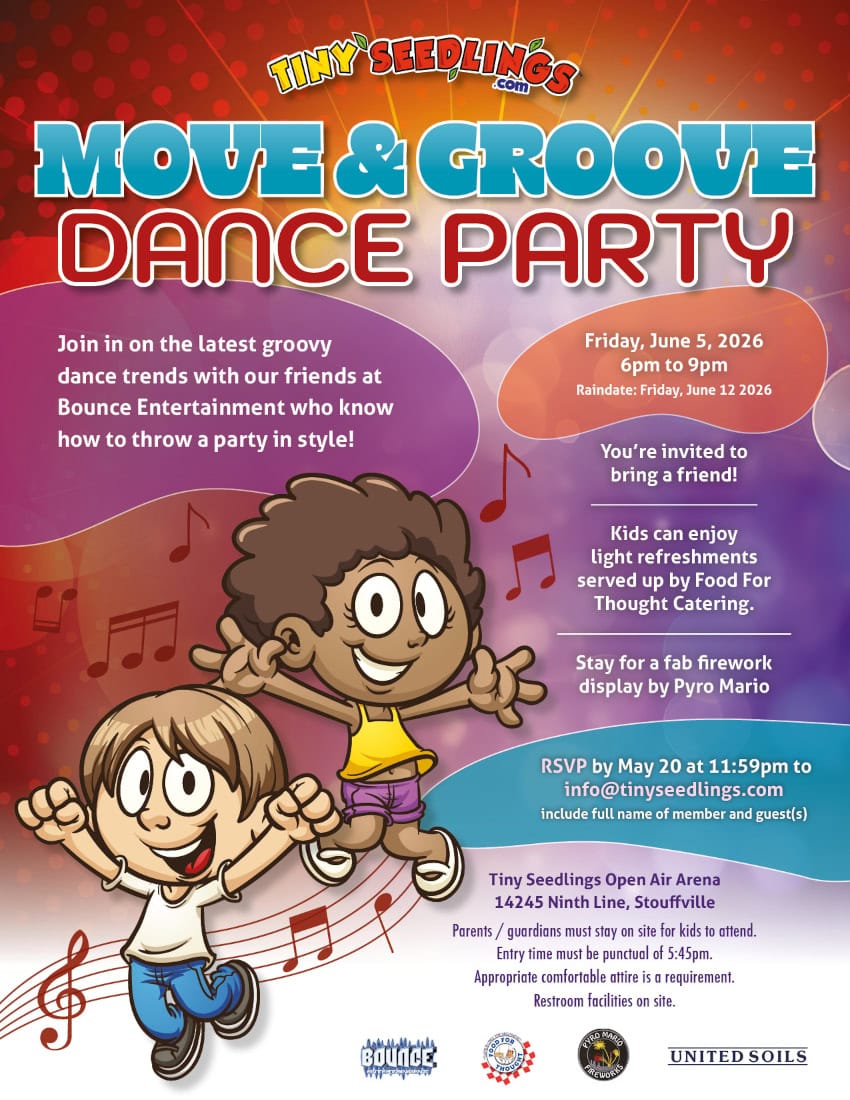 Tiny Seedlings Dance Party 2026